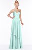 ColsBM Allison Blue Glass Gorgeous Sleeveless Zip up Floor Length Ruching Bridesmaid Dresses