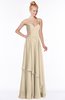 ColsBM Allison Champagne Gorgeous Sleeveless Zip up Floor Length Ruching Bridesmaid Dresses