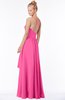ColsBM Allison Rose Pink Gorgeous Sleeveless Zip up Floor Length Ruching Bridesmaid Dresses