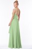ColsBM Allison Sage Green Gorgeous Sleeveless Zip up Floor Length Ruching Bridesmaid Dresses