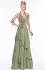ColsBM Jade Bog Glamorous Fit-n-Flare Halter Sleeveless Floor Length Bridesmaid Dresses