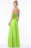 ColsBM Jade Bright Green Glamorous Fit-n-Flare Halter Sleeveless Floor Length Bridesmaid Dresses