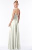 ColsBM Jade Cream Glamorous Fit-n-Flare Halter Sleeveless Floor Length Bridesmaid Dresses