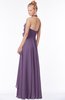 ColsBM Jade Eggplant Glamorous Fit-n-Flare Halter Sleeveless Floor Length Bridesmaid Dresses