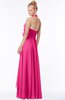 ColsBM Jade Fandango Pink Glamorous Fit-n-Flare Halter Sleeveless Floor Length Bridesmaid Dresses