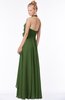 ColsBM Jade Garden Green Glamorous Fit-n-Flare Halter Sleeveless Floor Length Bridesmaid Dresses