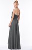ColsBM Jade Grey Glamorous Fit-n-Flare Halter Sleeveless Floor Length Bridesmaid Dresses