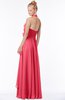 ColsBM Jade Guava Glamorous Fit-n-Flare Halter Sleeveless Floor Length Bridesmaid Dresses