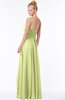 ColsBM Jade Lime Green Glamorous Fit-n-Flare Halter Sleeveless Floor Length Bridesmaid Dresses