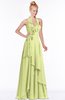 ColsBM Jade Lime Sherbet Glamorous Fit-n-Flare Halter Sleeveless Floor Length Bridesmaid Dresses