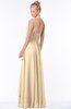 ColsBM Jade Marzipan Glamorous Fit-n-Flare Halter Sleeveless Floor Length Bridesmaid Dresses