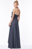ColsBM Jade Nightshadow Blue Glamorous Fit-n-Flare Halter Sleeveless Floor Length Bridesmaid Dresses