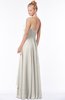 ColsBM Jade Off White Glamorous Fit-n-Flare Halter Sleeveless Floor Length Bridesmaid Dresses