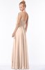 ColsBM Jade Peach Puree Glamorous Fit-n-Flare Halter Sleeveless Floor Length Bridesmaid Dresses