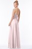 ColsBM Jade Petal Pink Glamorous Fit-n-Flare Halter Sleeveless Floor Length Bridesmaid Dresses