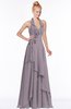 ColsBM Jade Sea Fog Glamorous Fit-n-Flare Halter Sleeveless Floor Length Bridesmaid Dresses