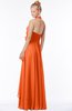 ColsBM Jade Tangerine Glamorous Fit-n-Flare Halter Sleeveless Floor Length Bridesmaid Dresses