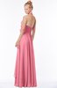 ColsBM Jade Watermelon Glamorous Fit-n-Flare Halter Sleeveless Floor Length Bridesmaid Dresses