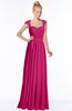 ColsBM Anna Beetroot Purple Modest Sleeveless Half Backless Chiffon Floor Length Bridesmaid Dresses