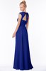 ColsBM Anna Electric Blue Modest Sleeveless Half Backless Chiffon Floor Length Bridesmaid Dresses
