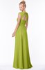 ColsBM Anna Green Oasis Modest Sleeveless Half Backless Chiffon Floor Length Bridesmaid Dresses