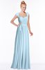 ColsBM Anna Ice Blue Modest Sleeveless Half Backless Chiffon Floor Length Bridesmaid Dresses