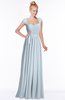 ColsBM Anna Illusion Blue Modest Sleeveless Half Backless Chiffon Floor Length Bridesmaid Dresses