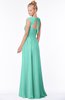 ColsBM Anna Mint Green Modest Sleeveless Half Backless Chiffon Floor Length Bridesmaid Dresses