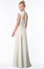 ColsBM Anna Off White Modest Sleeveless Half Backless Chiffon Floor Length Bridesmaid Dresses