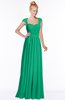 ColsBM Anna Pepper Green Modest Sleeveless Half Backless Chiffon Floor Length Bridesmaid Dresses
