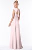 ColsBM Anna Petal Pink Modest Sleeveless Half Backless Chiffon Floor Length Bridesmaid Dresses