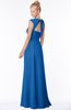 ColsBM Anna Royal Blue Modest Sleeveless Half Backless Chiffon Floor Length Bridesmaid Dresses