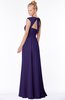 ColsBM Anna Royal Purple Modest Sleeveless Half Backless Chiffon Floor Length Bridesmaid Dresses