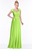 ColsBM Anna Sharp Green Modest Sleeveless Half Backless Chiffon Floor Length Bridesmaid Dresses
