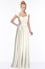 ColsBM Anna Whisper White Modest Sleeveless Half Backless Chiffon Floor Length Bridesmaid Dresses