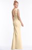 ColsBM Michelle Apricot Gelato Simple A-line Sleeveless Chiffon Floor Length Bridesmaid Dresses