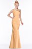 ColsBM Michelle Apricot Simple A-line Sleeveless Chiffon Floor Length Bridesmaid Dresses