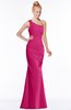 ColsBM Michelle Beetroot Purple Simple A-line Sleeveless Chiffon Floor Length Bridesmaid Dresses