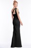 ColsBM Michelle Black Simple A-line Sleeveless Chiffon Floor Length Bridesmaid Dresses