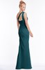 ColsBM Michelle Blue Green Simple A-line Sleeveless Chiffon Floor Length Bridesmaid Dresses