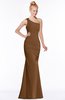 ColsBM Michelle Brown Simple A-line Sleeveless Chiffon Floor Length Bridesmaid Dresses