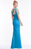 ColsBM Michelle Cornflower Blue Simple A-line Sleeveless Chiffon Floor Length Bridesmaid Dresses