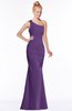ColsBM Michelle Dark Purple Simple A-line Sleeveless Chiffon Floor Length Bridesmaid Dresses