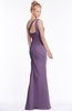 ColsBM Michelle Eggplant Simple A-line Sleeveless Chiffon Floor Length Bridesmaid Dresses