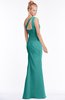 ColsBM Michelle Emerald Green Simple A-line Sleeveless Chiffon Floor Length Bridesmaid Dresses