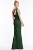 ColsBM Michelle Hunter Green Simple A-line Sleeveless Chiffon Floor Length Bridesmaid Dresses