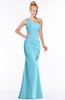 ColsBM Michelle Light Blue Simple A-line Sleeveless Chiffon Floor Length Bridesmaid Dresses