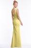ColsBM Michelle Misted Yellow Simple A-line Sleeveless Chiffon Floor Length Bridesmaid Dresses