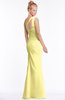 ColsBM Michelle Pastel Yellow Simple A-line Sleeveless Chiffon Floor Length Bridesmaid Dresses