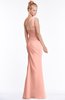 ColsBM Michelle Peach Simple A-line Sleeveless Chiffon Floor Length Bridesmaid Dresses
